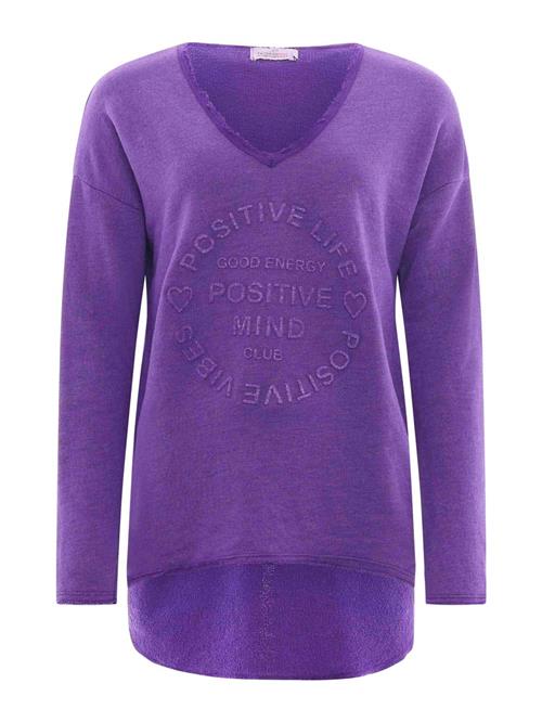 Se Zwillingsherz Sweatshirt 'Positive Mind'  lilla ved About You