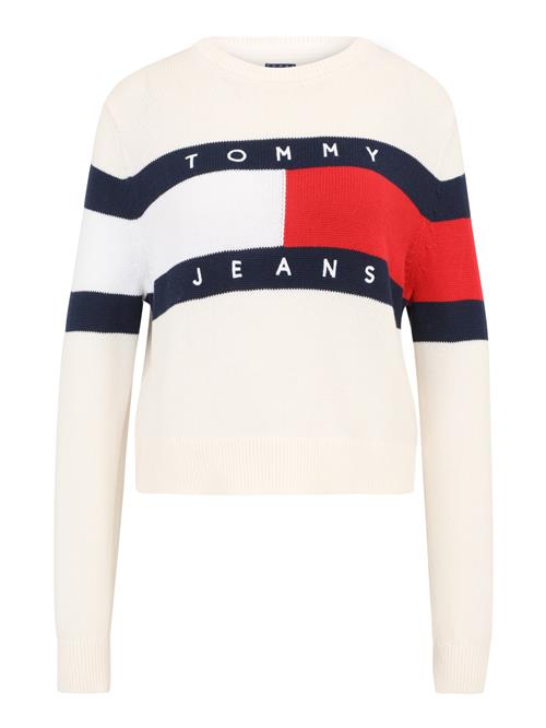 Tommy Jeans Pullover  navy / rød / hvid / naturhvid