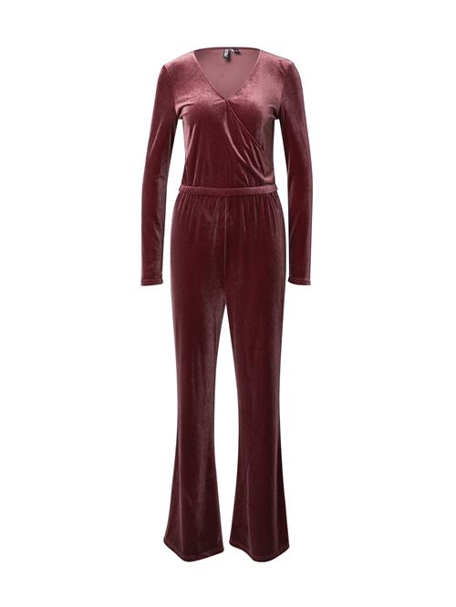 PIECES Jumpsuit 'JOANNA'  vinrød