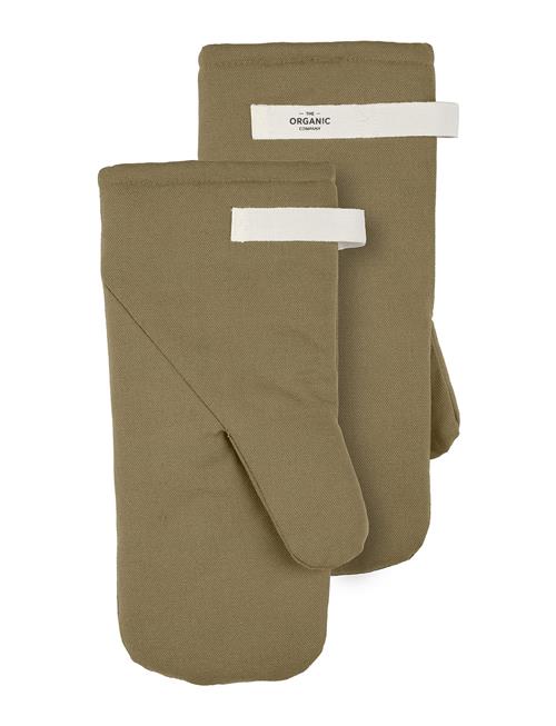 Oven Mitts Large The Organic Company Khaki