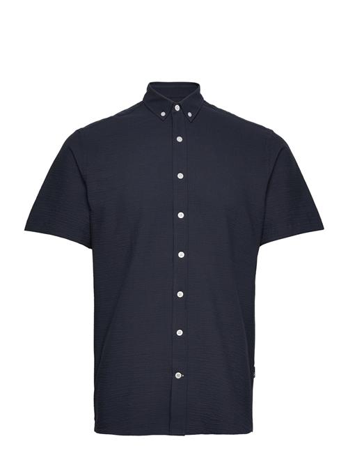 Kronstadt Johan Seersucker S/S Shirt Kronstadt Navy