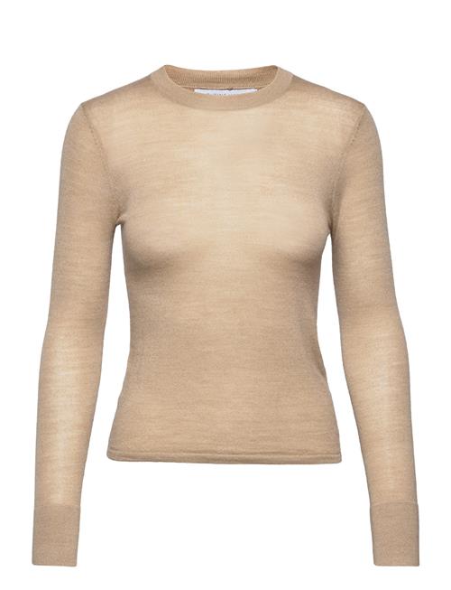 Cathrine Hammel Merino Crewneck Sweater Cathrine Hammel Beige