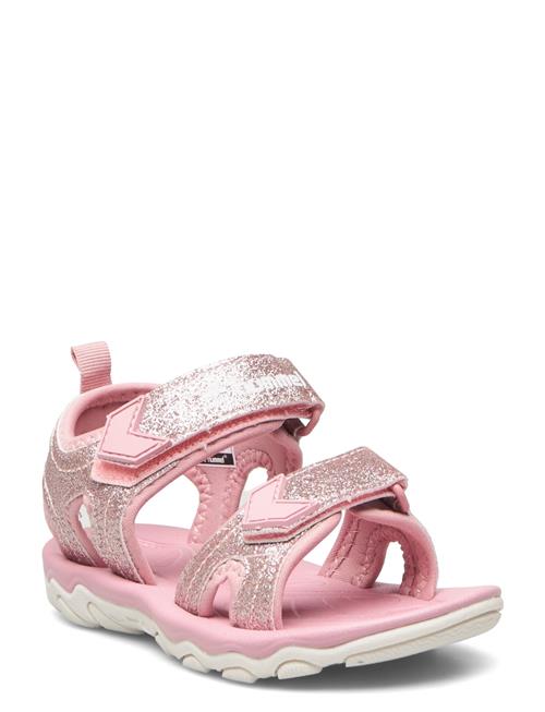 Hummel Sandal Sport Glitter Jr Hummel Pink