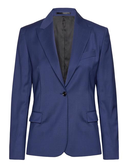 Se Filippa K Sasha Cool Wool Blazer Filippa K Blue ved Booztlet