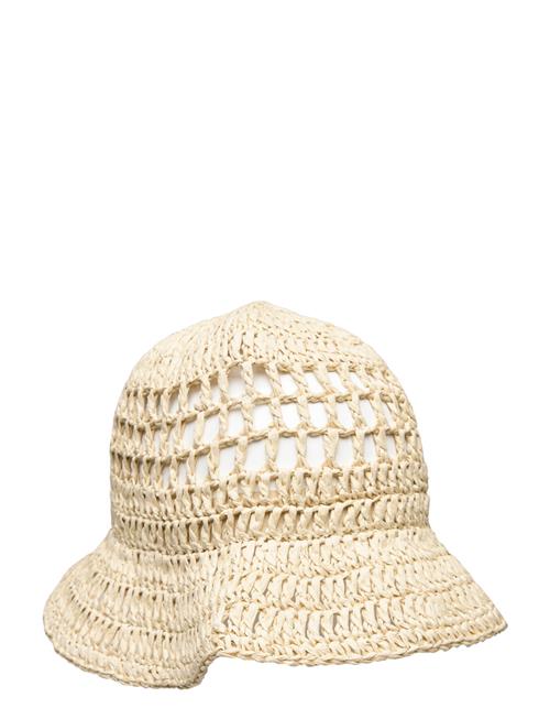 Se Becksöndergaard Vanessa Straw Hat Becksöndergaard Beige ved Booztlet