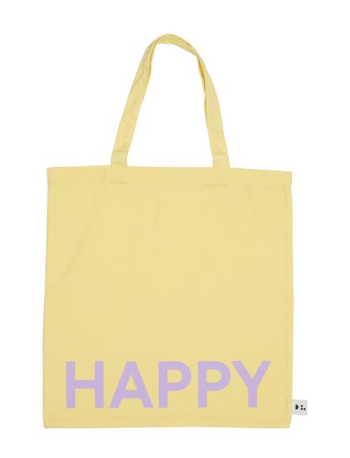 Se Design Letters Dl Tote Bag Design Letters Yellow ved Booztlet