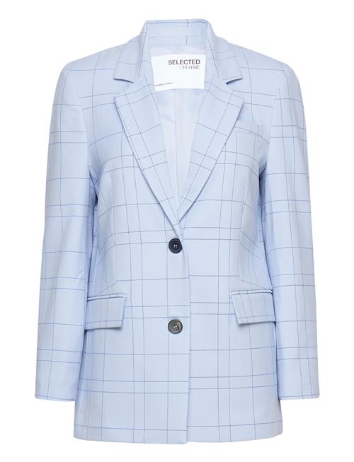 Selected Femme Slfthea Ls Relaxed Blazer Selected Femme Blue