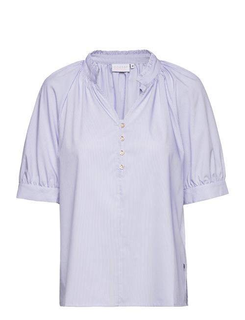 Coster Copenhagen Shirt With Thin Stripes Coster Copenhagen Blue