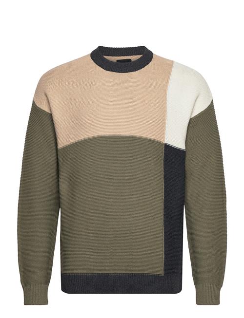 ONLY & SONS Onskendrick Life Ds 5 Block Crew Knit ONLY & SONS Khaki