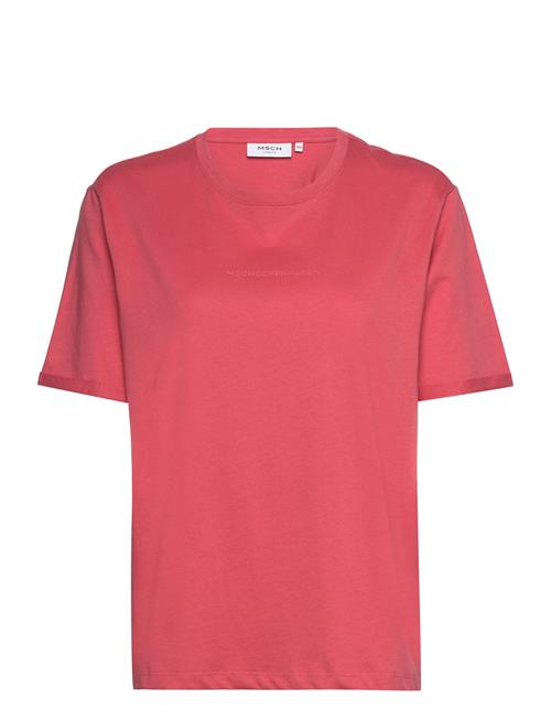 MSCH Copenhagen Mschterina Organic Small Logo Tee MSCH Copenhagen Red