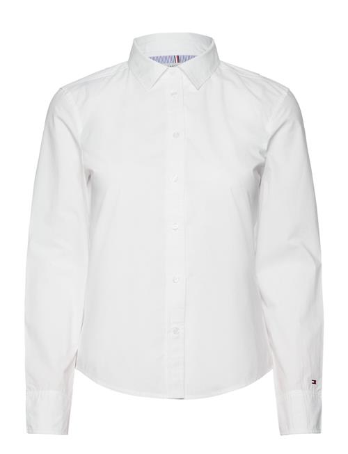 Tommy Hilfiger Org Co Poplin Regular Shirt Ls Tommy Hilfiger White