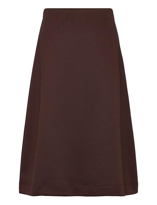 Selected Femme Slfjane Mw Midi Skirt Selected Femme Brown