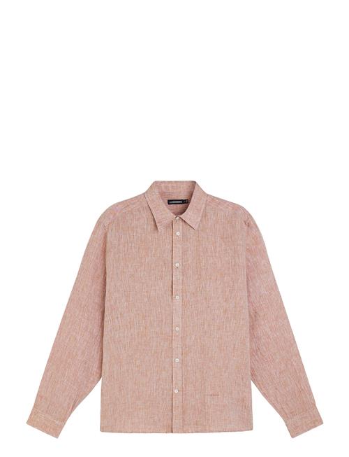 J. Lindeberg Linen Melange Ls Reg Shirt J. Lindeberg Beige