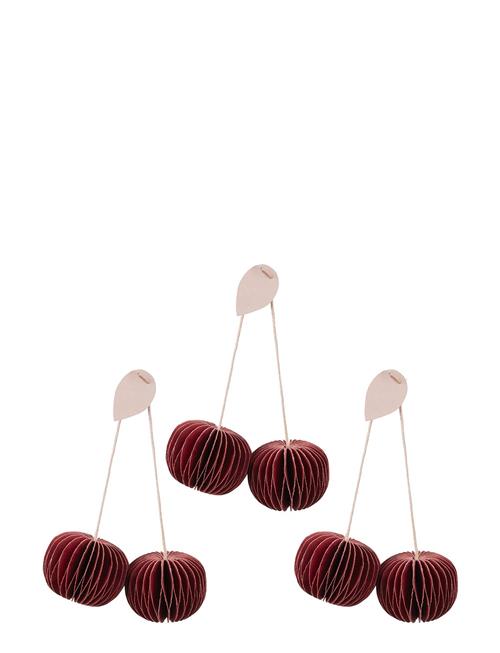 Se Broste Copenhagen Cherry Ornaments Broste Copenhagen Red ved Booztlet