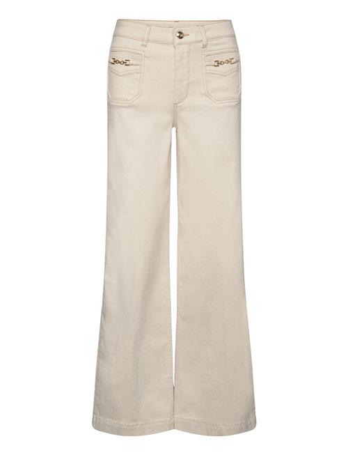 MOS MOSH Mmcolette Shimmer Pant MOS MOSH Cream