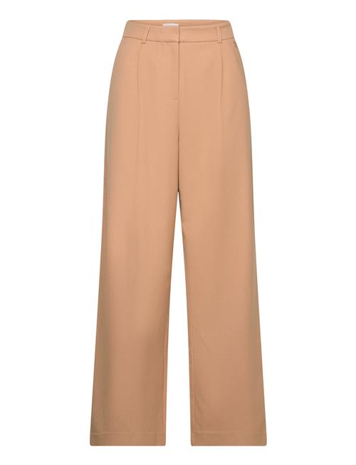 Se Tamaris Apparel Balboa Loose Wide Leg Pant Tamaris Apparel Beige ved Booztlet