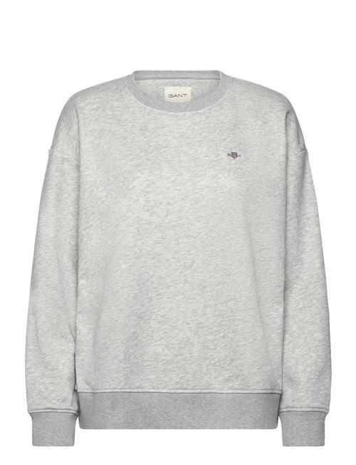 GANT Rel Shield C-Neck Sweat GANT Grey