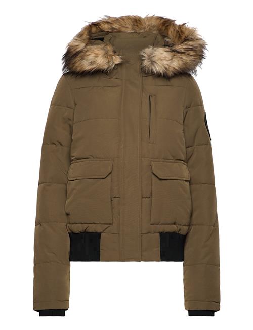 Superdry Everest Hooded Puffer Bomber Superdry Khaki