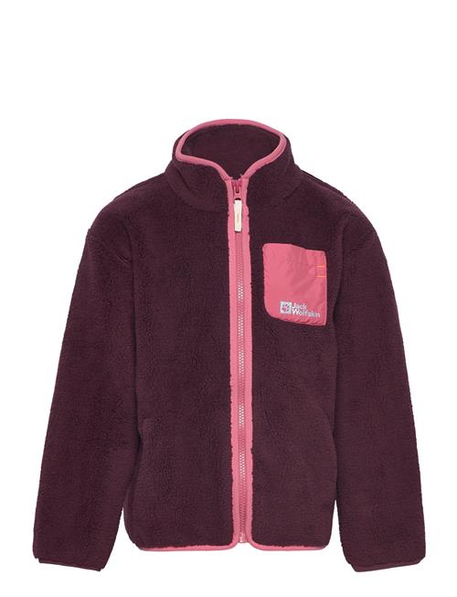 Jack Wolfskin Gleely Fleece Jacket K Jack Wolfskin Burgundy