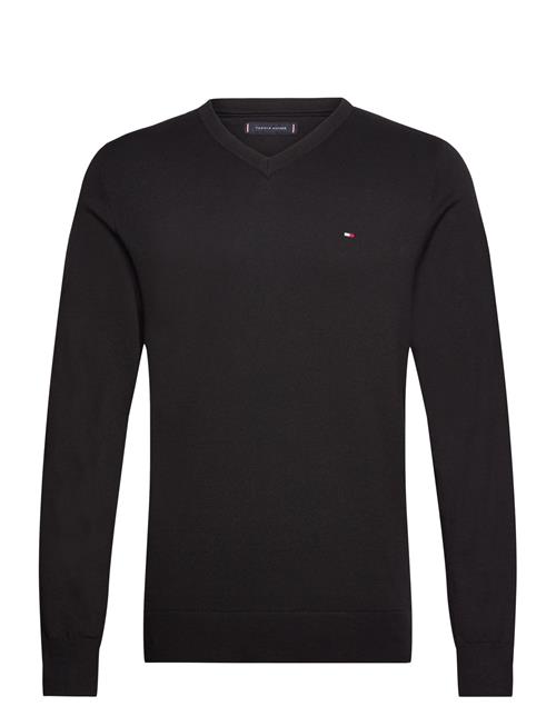 Tommy Hilfiger Classic Cotton V Neck Tommy Hilfiger Black