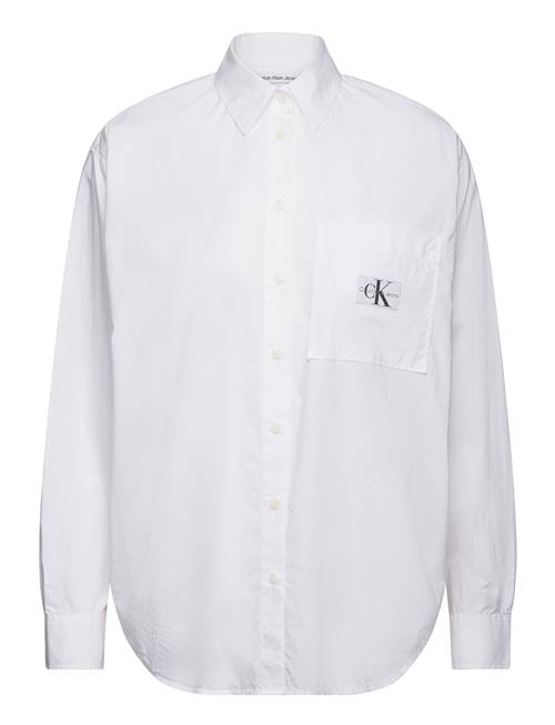 Calvin Klein Jeans Woven Label Relaxed Shirt Calvin Klein Jeans White