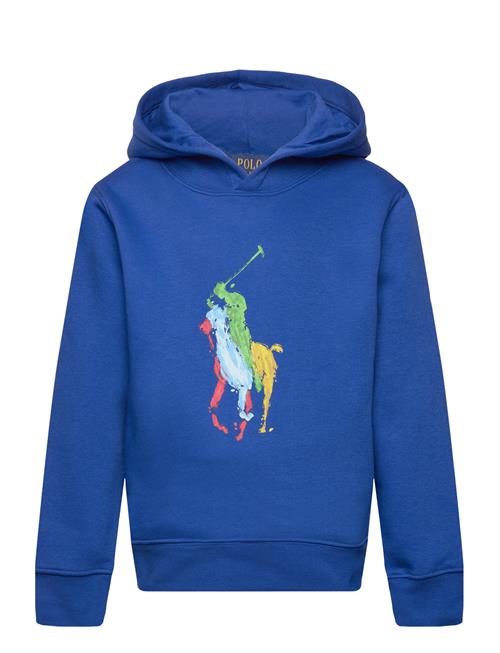 Ralph Lauren Kids Big Pony Fleece Hoodie Ralph Lauren Kids Blue