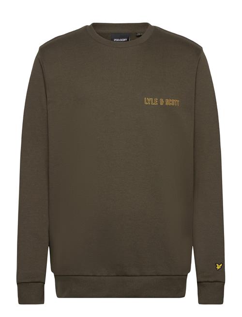 Se Lyle & Scott Collegiate Sweatshirt Lyle & Scott Khaki ved Booztlet