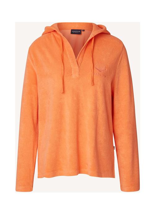 Se Lexington Clothing Juliette Organic Cotton Surfer Terry Hood Lexington Clothing Orange ved Booztlet