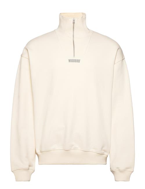 Se Woodbird Wblee Base Half Zip Woodbird Cream ved Booztlet