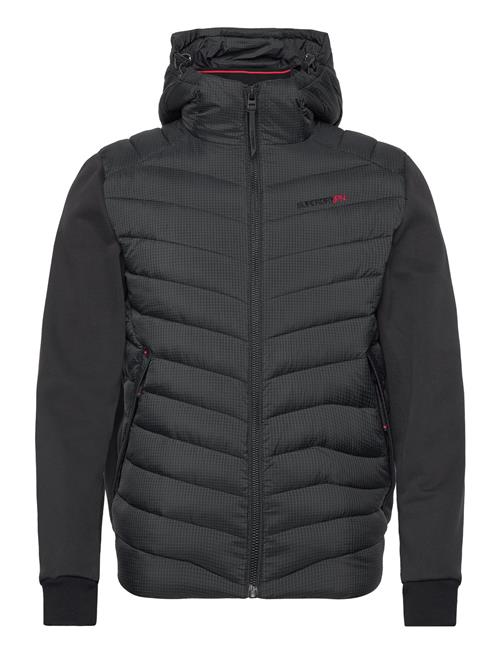 Superdry Sport Hooded Storm Hybrid Padded Jkt Superdry Sport Black