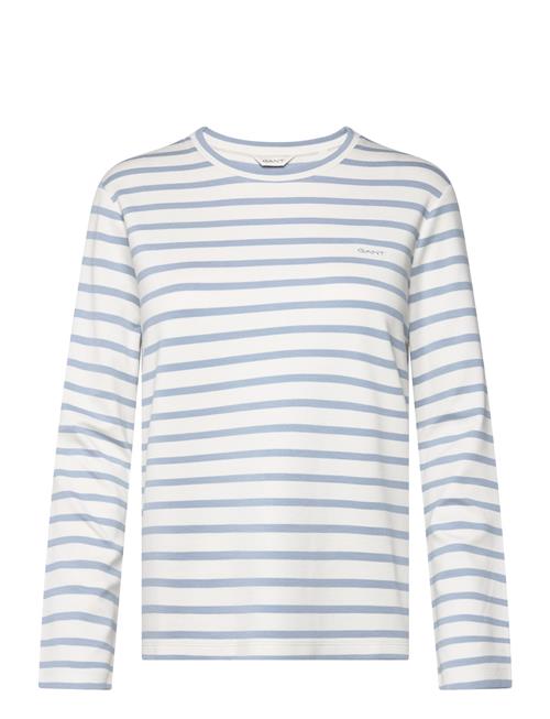 GANT Striped Ls T-Shirt GANT Blue