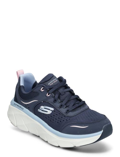 Se Skechers Womens D'lux Walker 2.0 Skechers Navy ved Booztlet