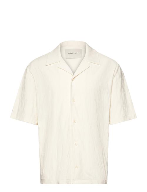 GANT Terry Jacquard Shirt GANT Cream