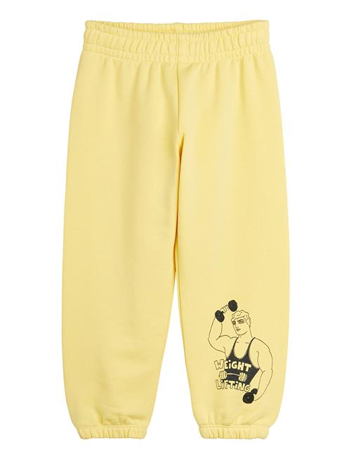 Mini Rodini Weight Lifting Sp Sweatpants Mini Rodini Yellow