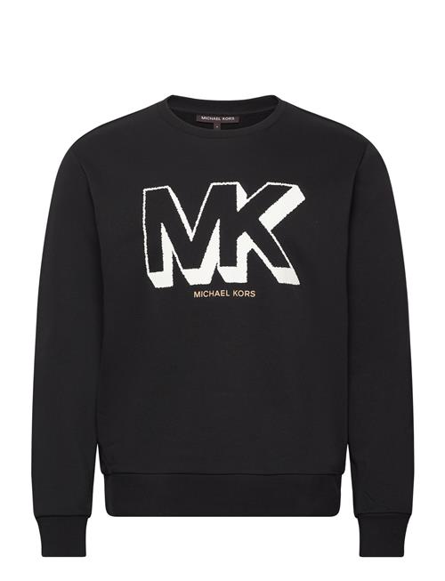 Michael Kors Mk Charm Graphic Crew Michael Kors Black