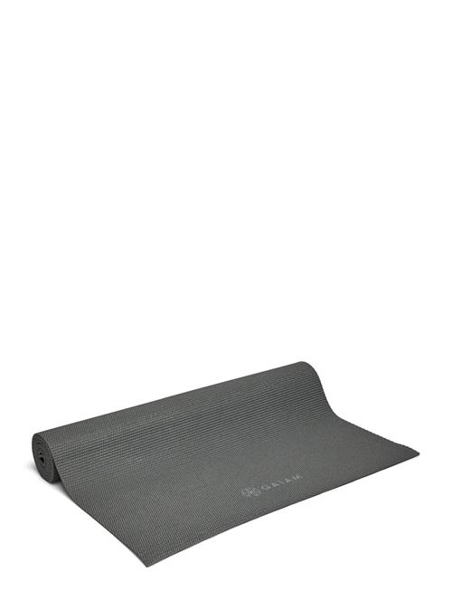 Gaiam Folkst Grey Yoga Mat 4 Mm Solid Gaiam Grey