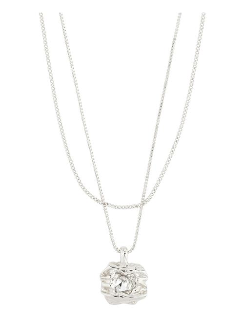 Pilgrim Feel Recycled Necklace 2-In-1 Set Pilgrim Silver