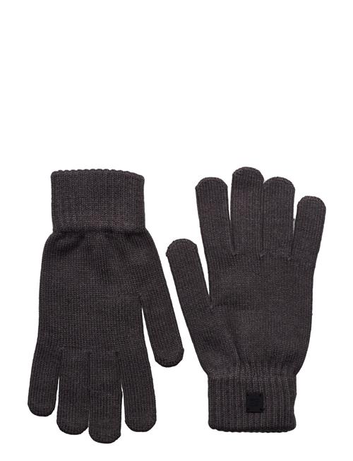 French Connection Ribbed Gloves French Connection Grey