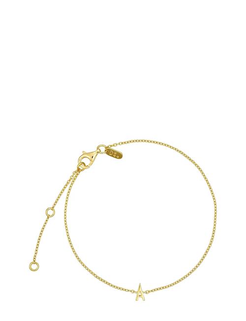 Archetype Bracelet - A-Z Gold Plated Design Letters Gold