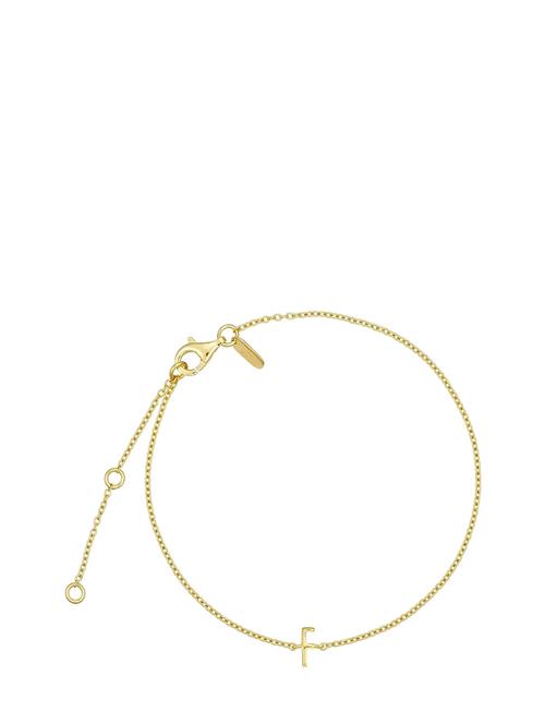 Archetype Bracelet - A-Z Gold Plated Design Letters Gold