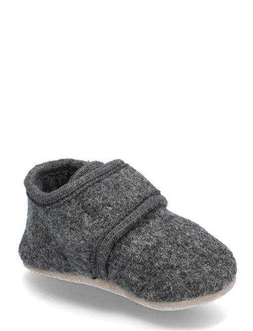 Se CeLaVi Baby Wool Slippers CeLaVi Grey ved Booztlet