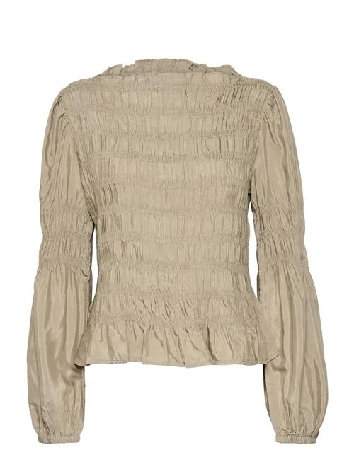 Crhenva Blouse Cream Khaki