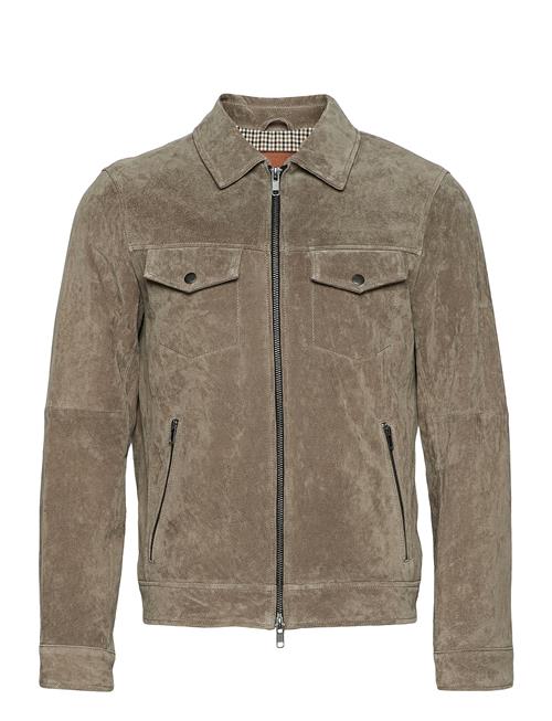 Jofama Ben Suede Shirt Jacket Jofama Beige