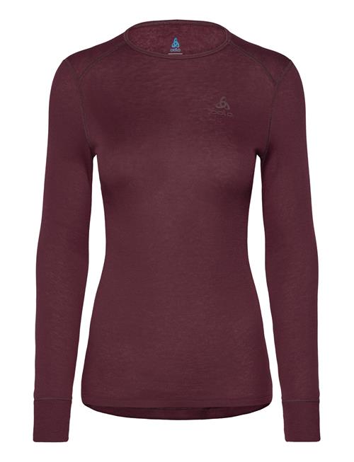 Odlo Odlo Bl Top Crew Neck L/S Active Warm Odlo Burgundy