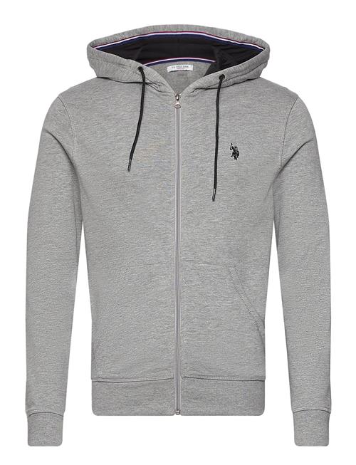 U.S. Polo Assn. Uspa Sweat Hood/Zip Erdi Men U.S. Polo Assn. Grey