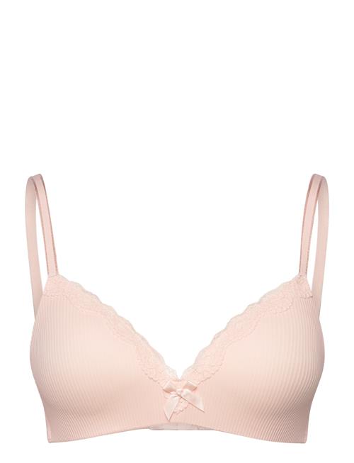 Hunkemöller Lola Non Wired Low Demi Pu Hunkemöller Pink