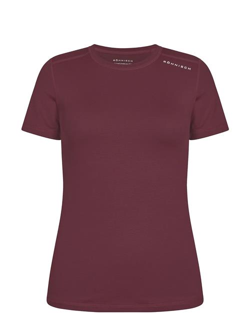 Se Röhnisch Jacquard Tee Röhnisch Burgundy ved Booztlet