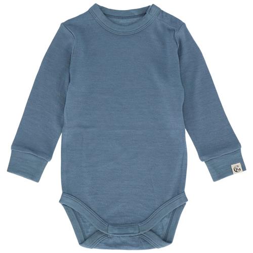 Gullkorn Design Gullull Wool Baby Body Denimblue | Blå | 98 cm