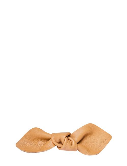 Corinne Leatherbow Small On Hair Clip Corinne Brown