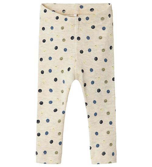 Se Name It Leggings - NbmSmiles - Peyote Melange ved KidsWorld